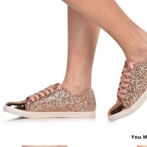 New Rose Gold Sneakers